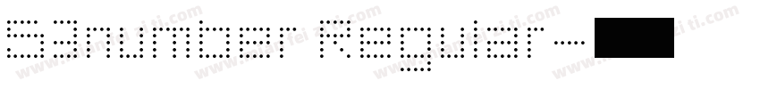 S3number Regular字体转换
